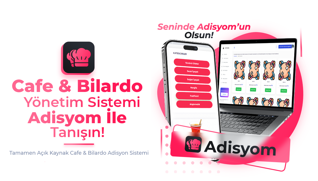 Adisyom Cafe & Bilardo Yönetim Sistemi
